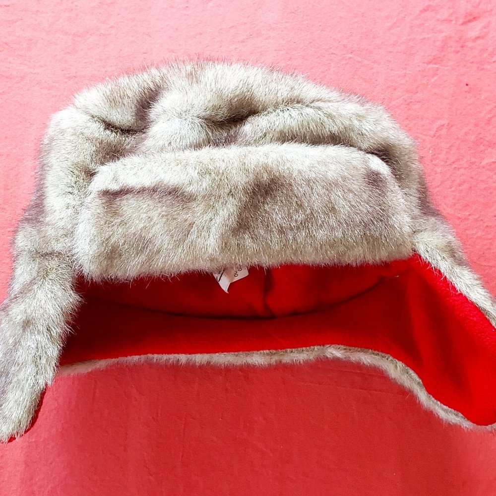 Gap Kids Hat Flap Ears Faux Fur Size 5xl